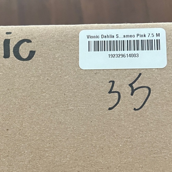 NIB - Vionic Dahlia Women’s Point Toes Flats  - Pink / Green - Size 7.5 - Picture 2 of 7